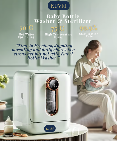 KUVRI Baby Bottle Washer & Sterilizer